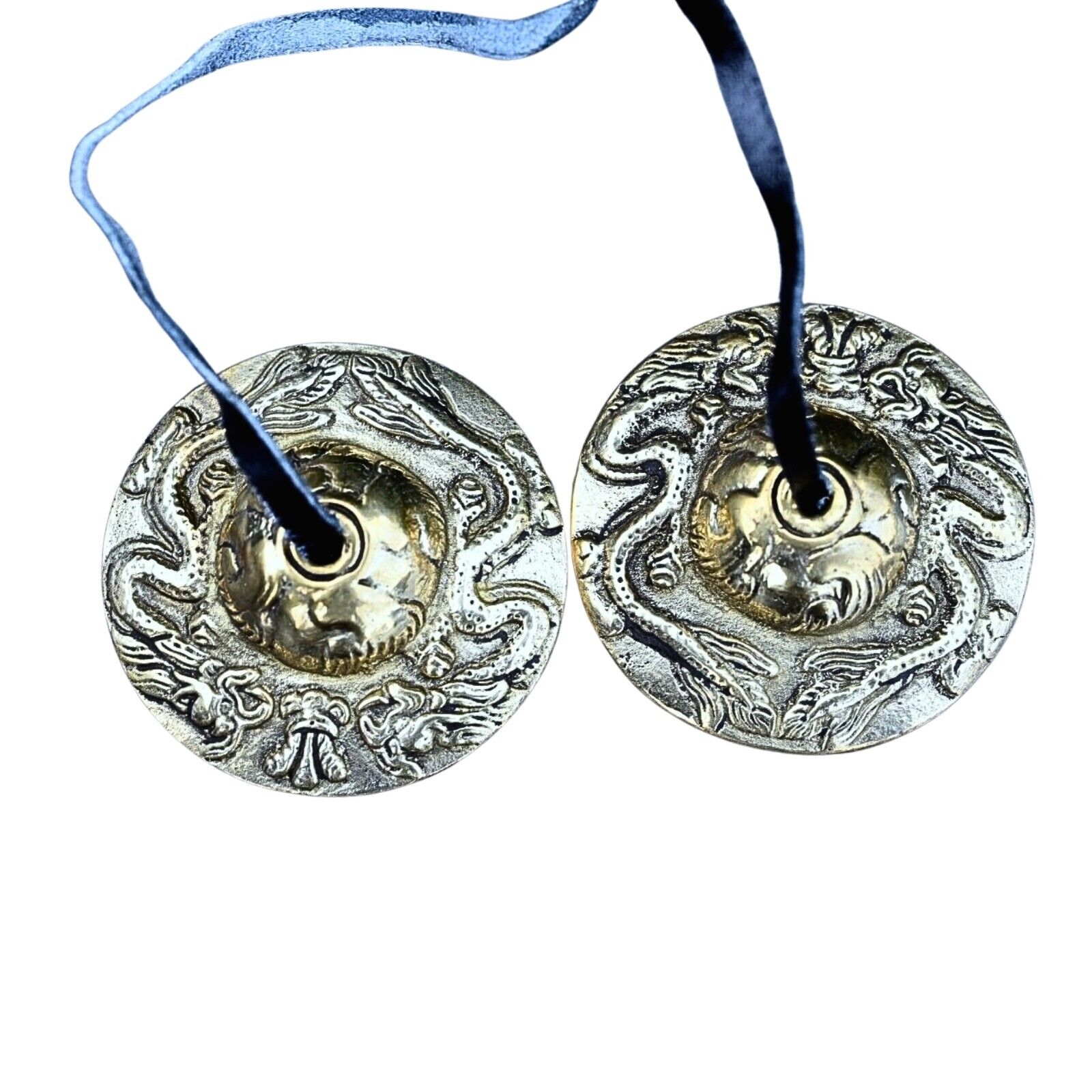 2.5 inches Special Design Tibetan Tingsha-Meditation Easy to play-Cymbals Bells