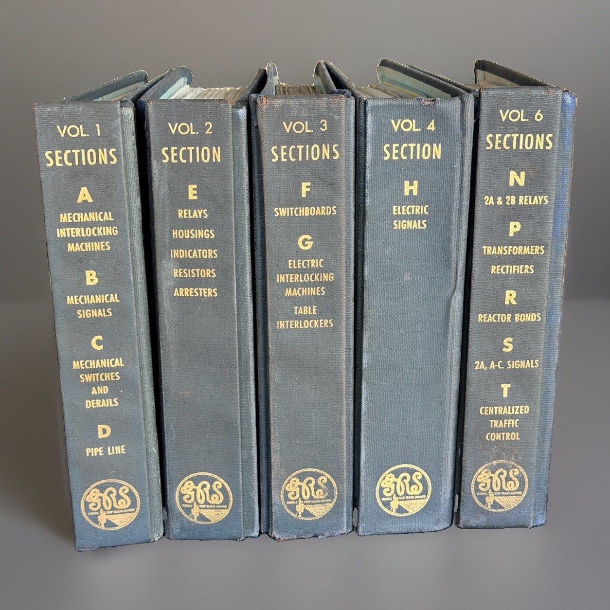 General Railway Signal GRS Signal Appliance Catalog 5 Vol Set 1915-1956 Railroad