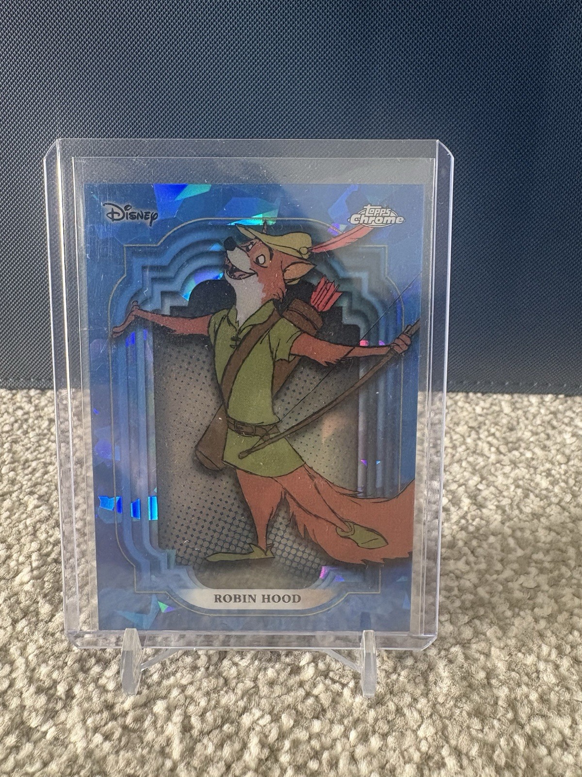 2024 Topps Chrome Disney Sapphire Robin Good Blue Sapphire 1st Year Robin Hood