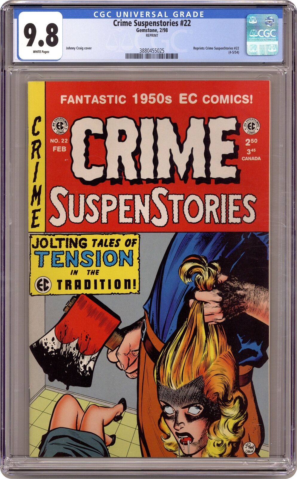 Crime Suspenstories #22 CGC 9.8 1998 3880455025