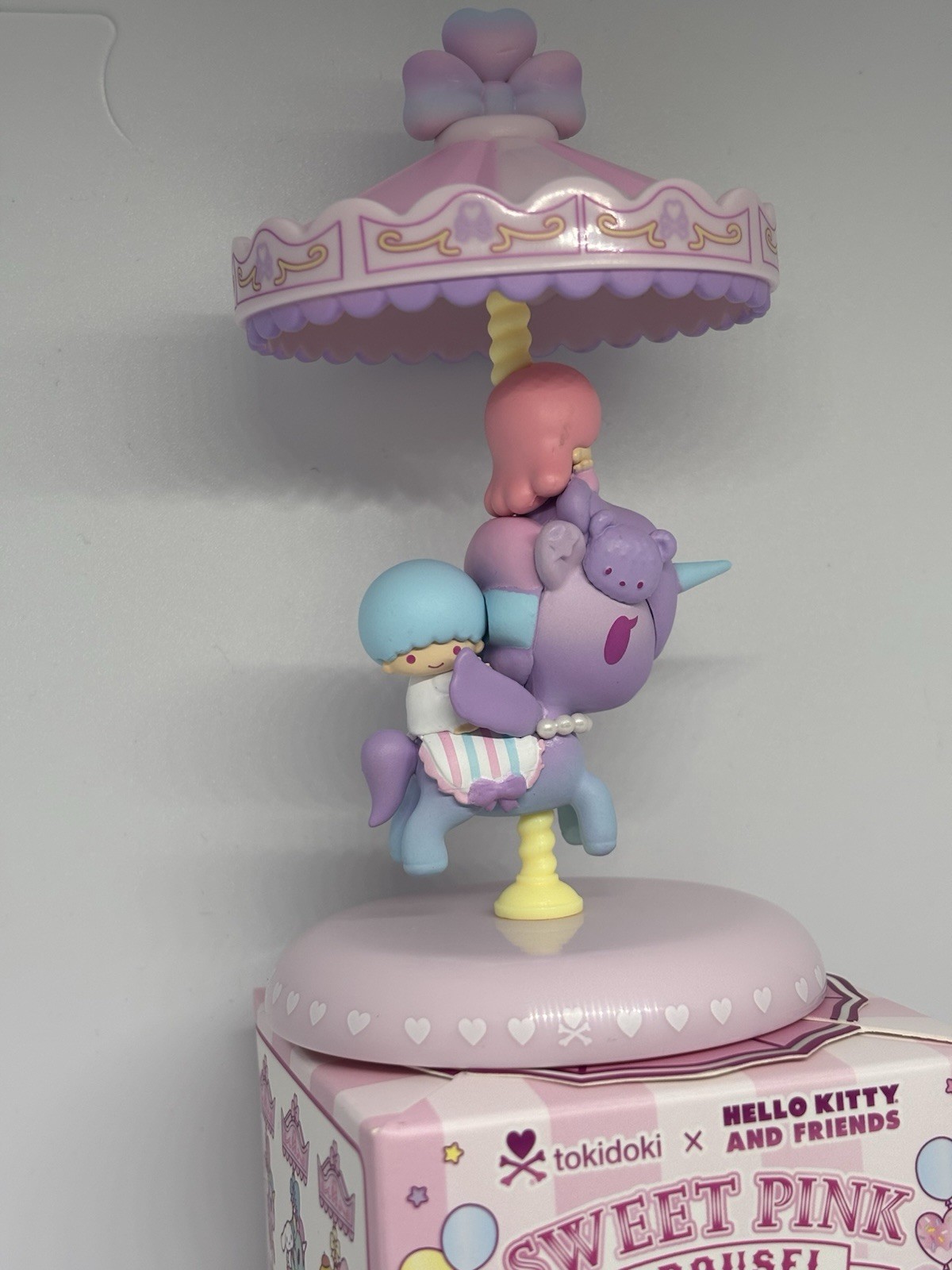 Tokidoki Sweet Pink Carousel Chaser Little Twin Stars & Beary Cute Unicorno NWB