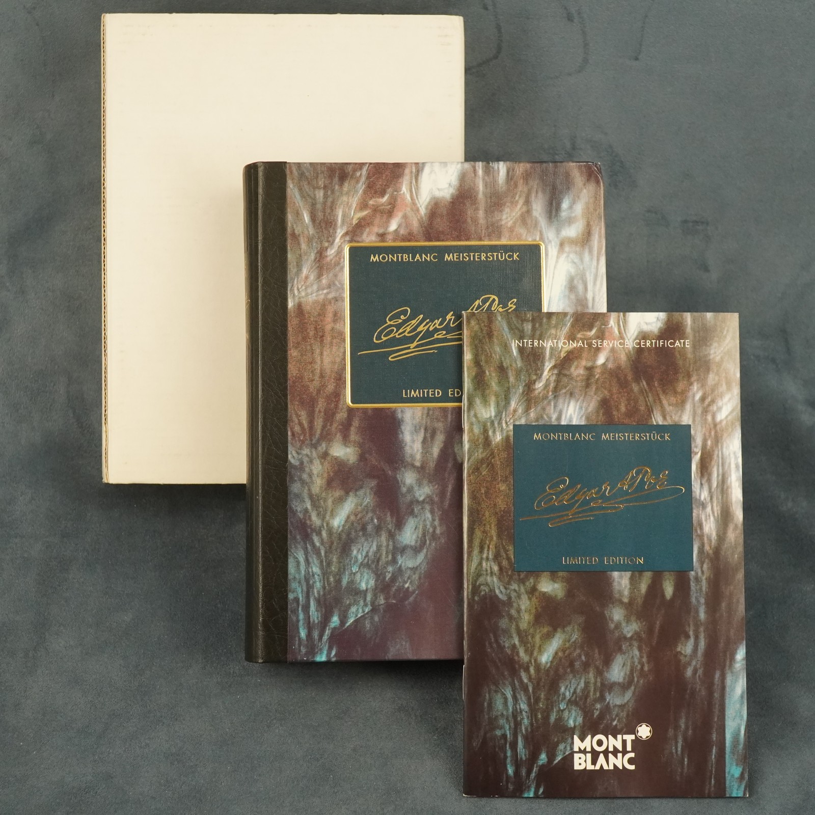 Montblanc Edgar Allen Poe Writers Edition 3 Piece Set w/Sleeve, Box & Papers