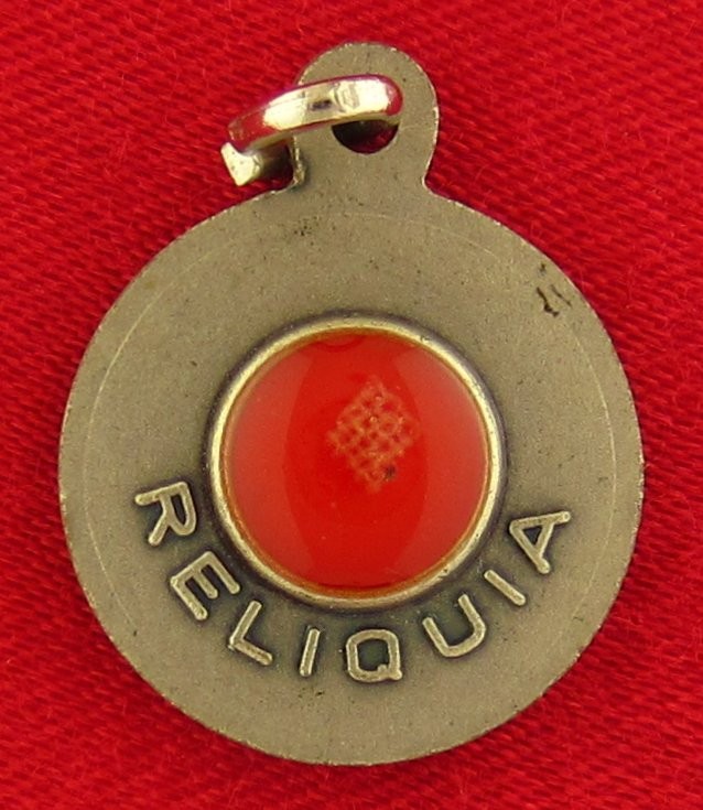Vintage SAINT NIMATULLAH HARDINI Relic Medal 3RD CLASS Touch Relic Cloth LEBANON