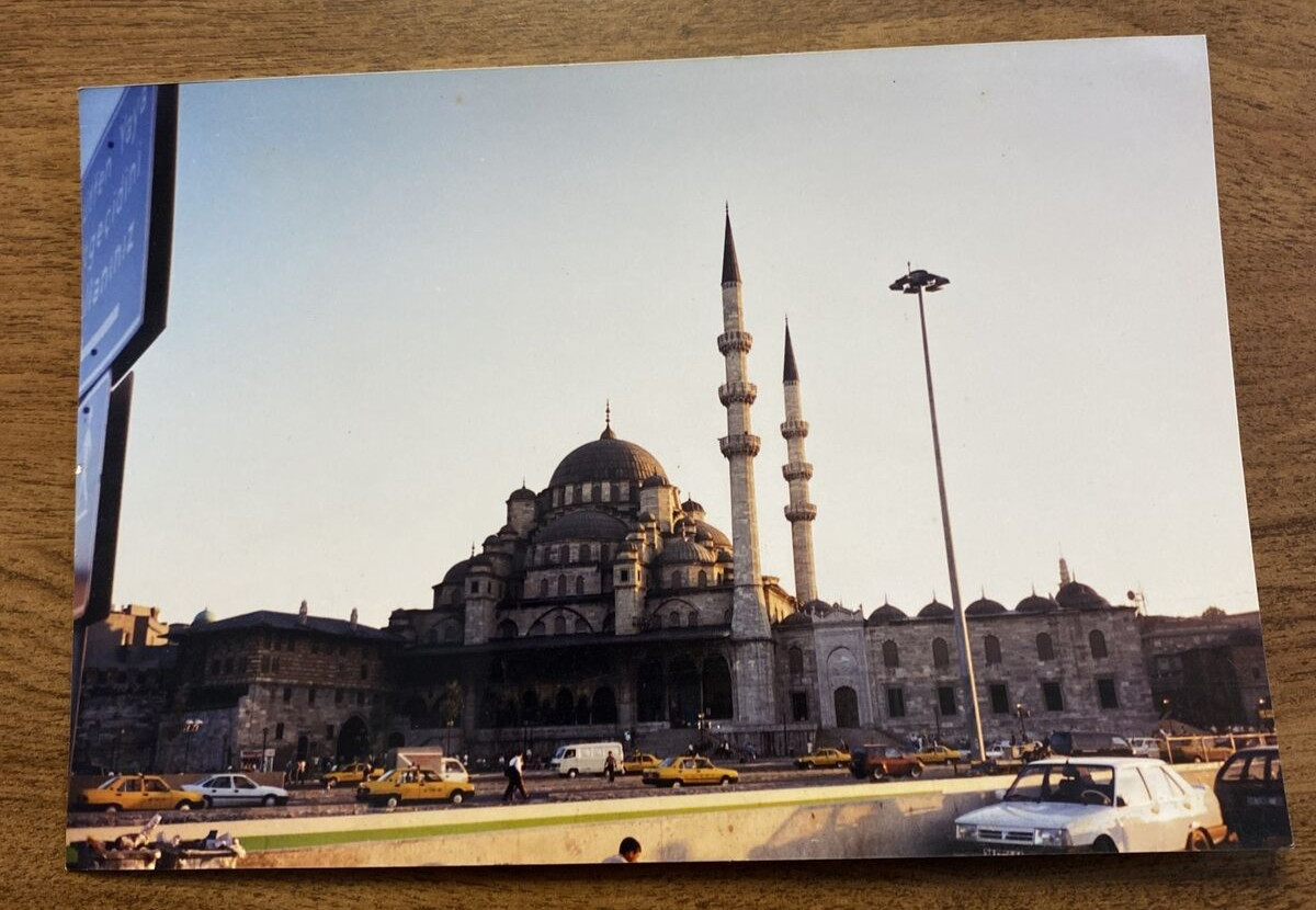 Vintage Yeni Camii New Mosque Istanbul Turkey Real Photo Photograph P8h