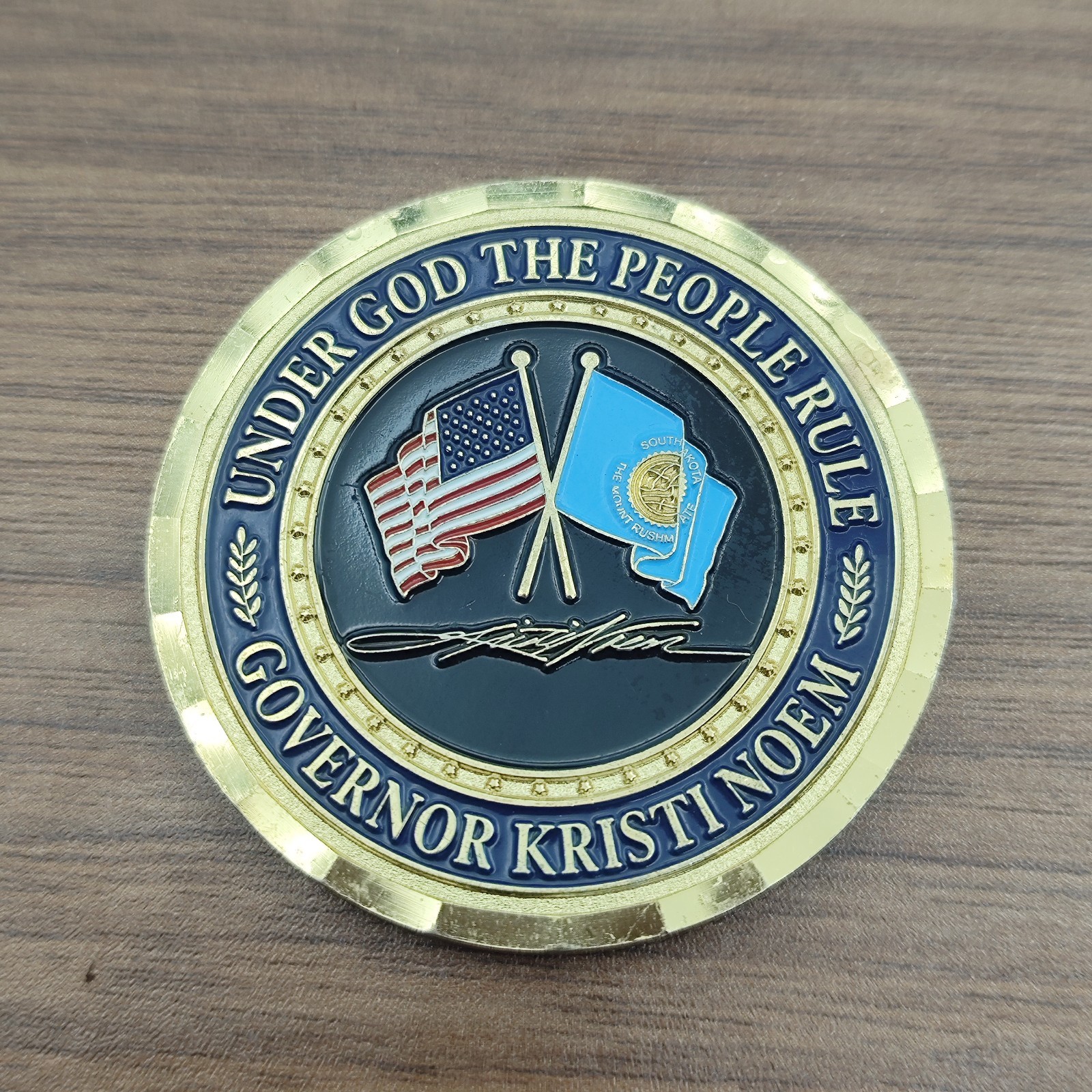 Governor South Dakota Mount Rushmore Challenge Coin