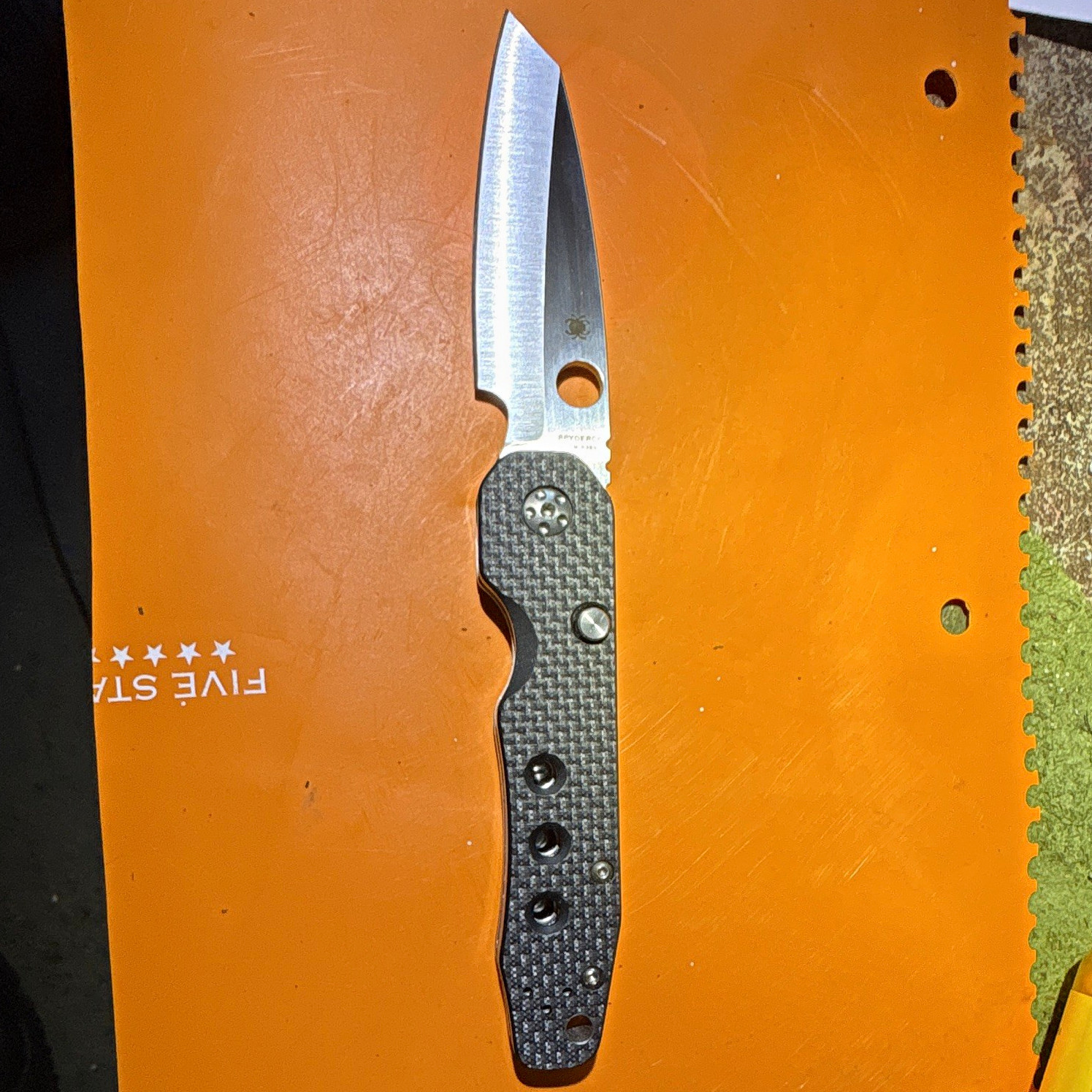 Spyderco P'Kal smock Carbon Fiber Handle Stainless Plain Wharncliffe Spyderco P'Kal smock Carbon Fiber Handle Stainless Plain Wharncliffe