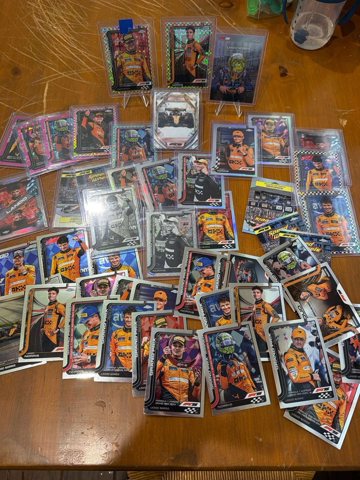 Topps Chrome Formula 1 Lando Norris  /50, /199, /250 Helmet And More 50 Cards
