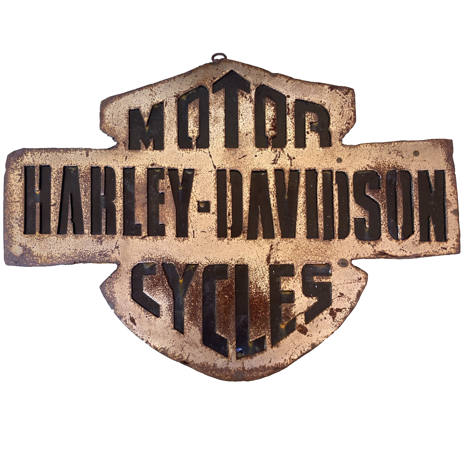 Harley-Davidson Rustic Metal Steel Sign Bar Shield Logo 13\