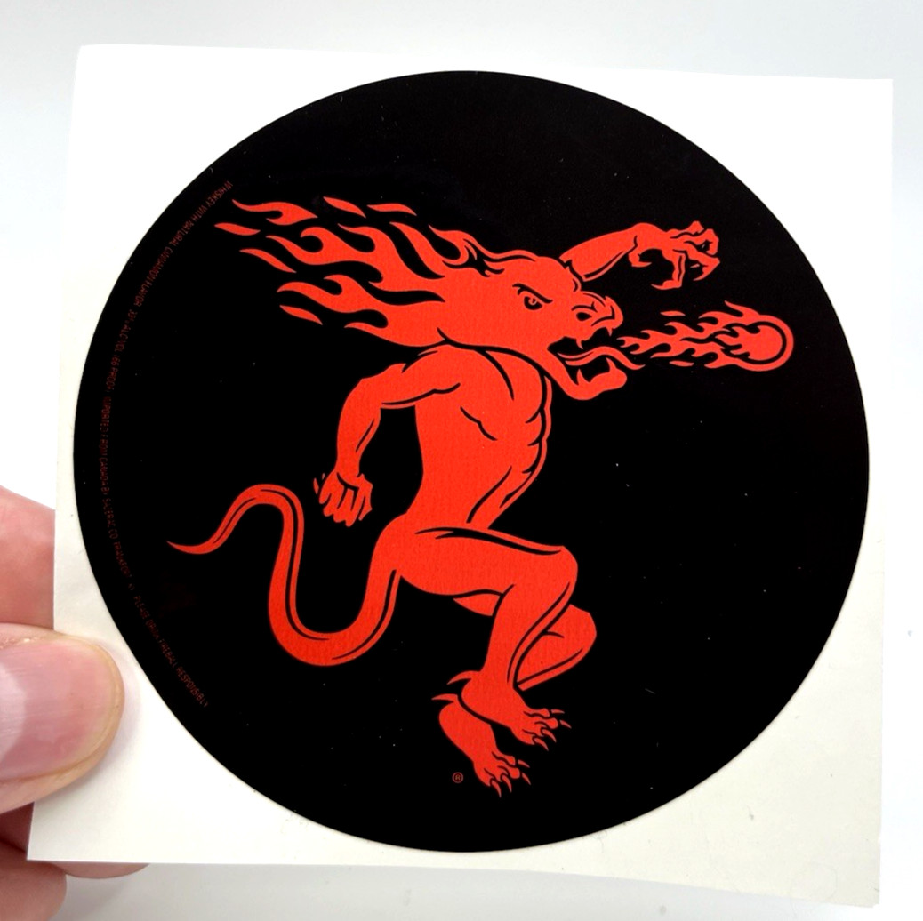 New FIREBALL CINNAMON WHISKY Vinyl Sticker Decal + Temp. Tattoo Promo Whiskey