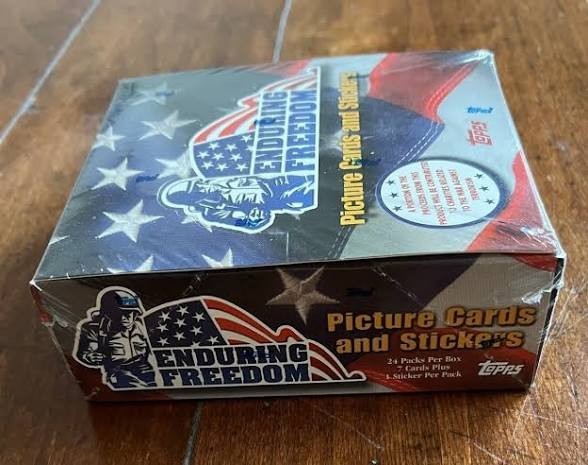 Authenticated Original Factory Sealed Topps 2001 Enduring Freedom Retail Box Low