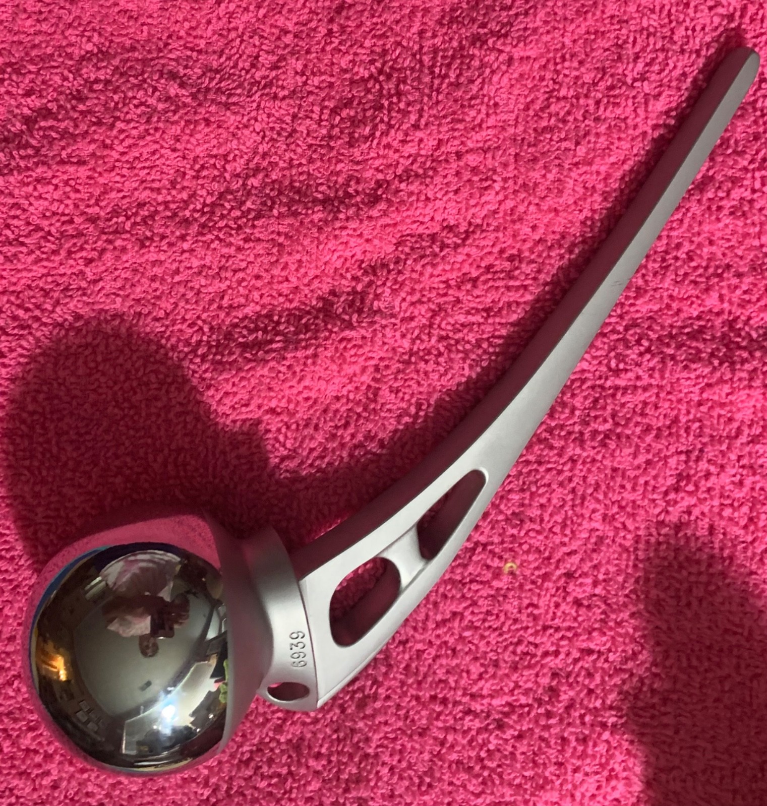 Vintage hip joint replacement prosthesis paper weight unique gift VITALLIUIM