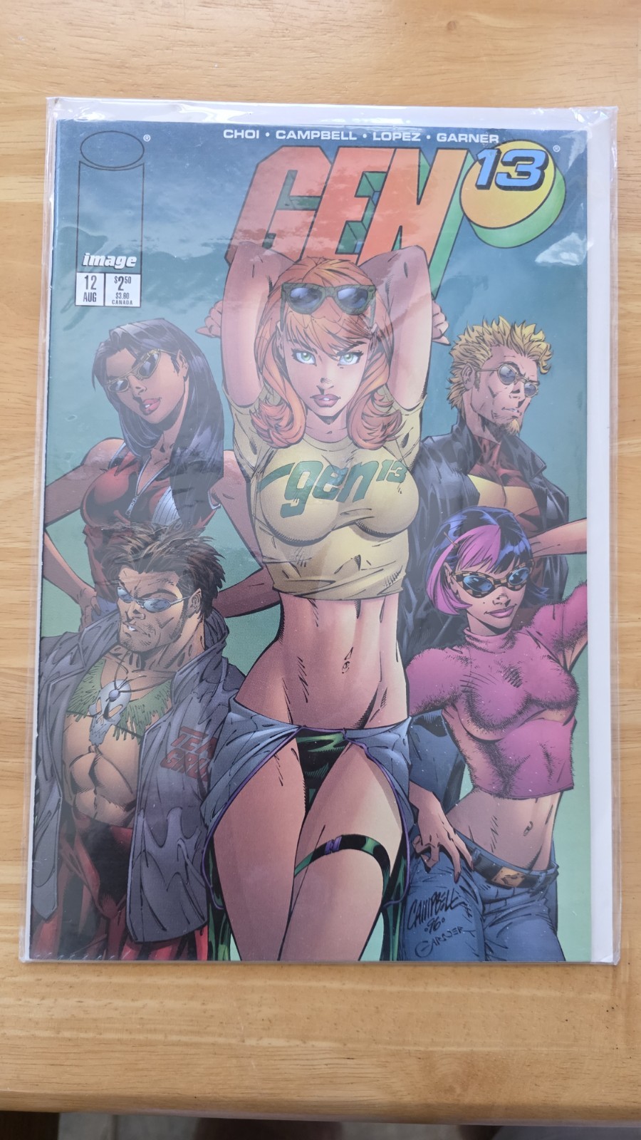 Image Comics Gen13 August 12, BOARDED & BAGGED UNCIRCULATED PRISTINE Image Comics Gen13 August 12, BOARDED & BAGGED UNCIRCULATED PRISTINE