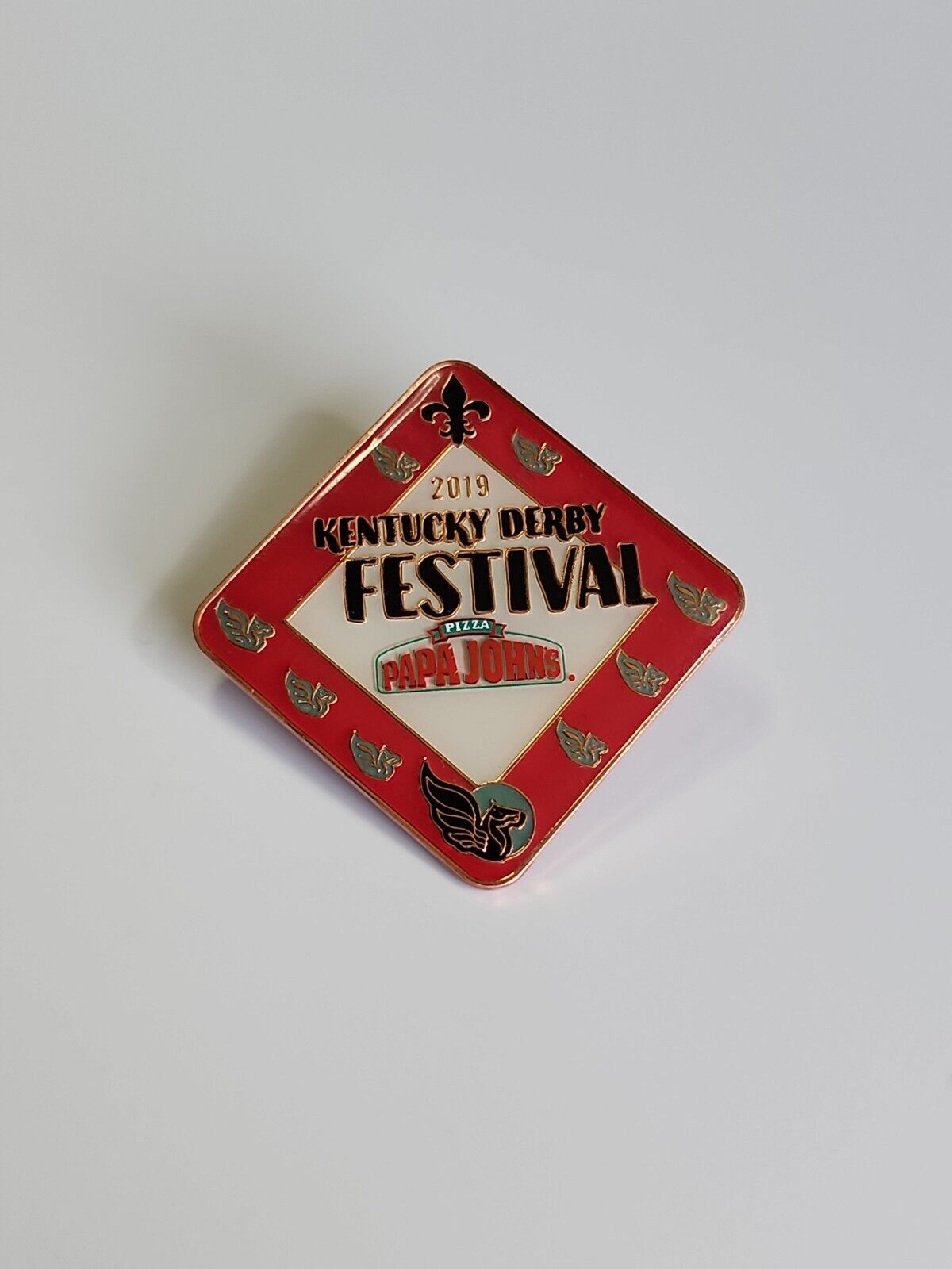 2019 Kentucky Derby Festival Souvenir Pin 145th Papa John\'s Pizza