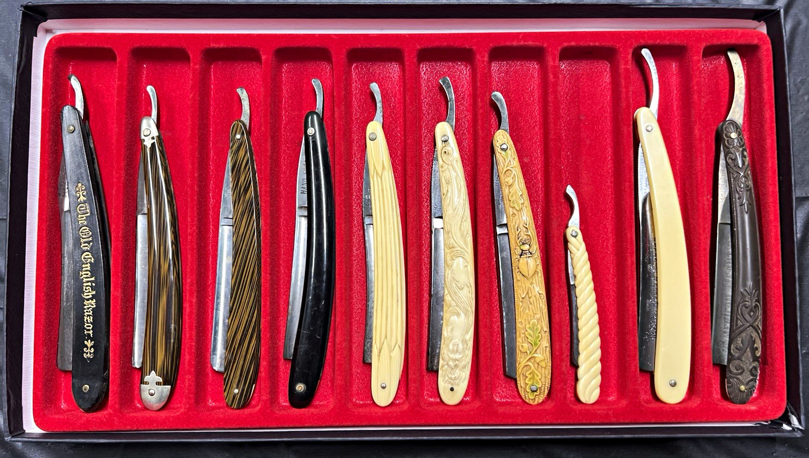 Vintage Straight Razor - Lot of 10 in Case