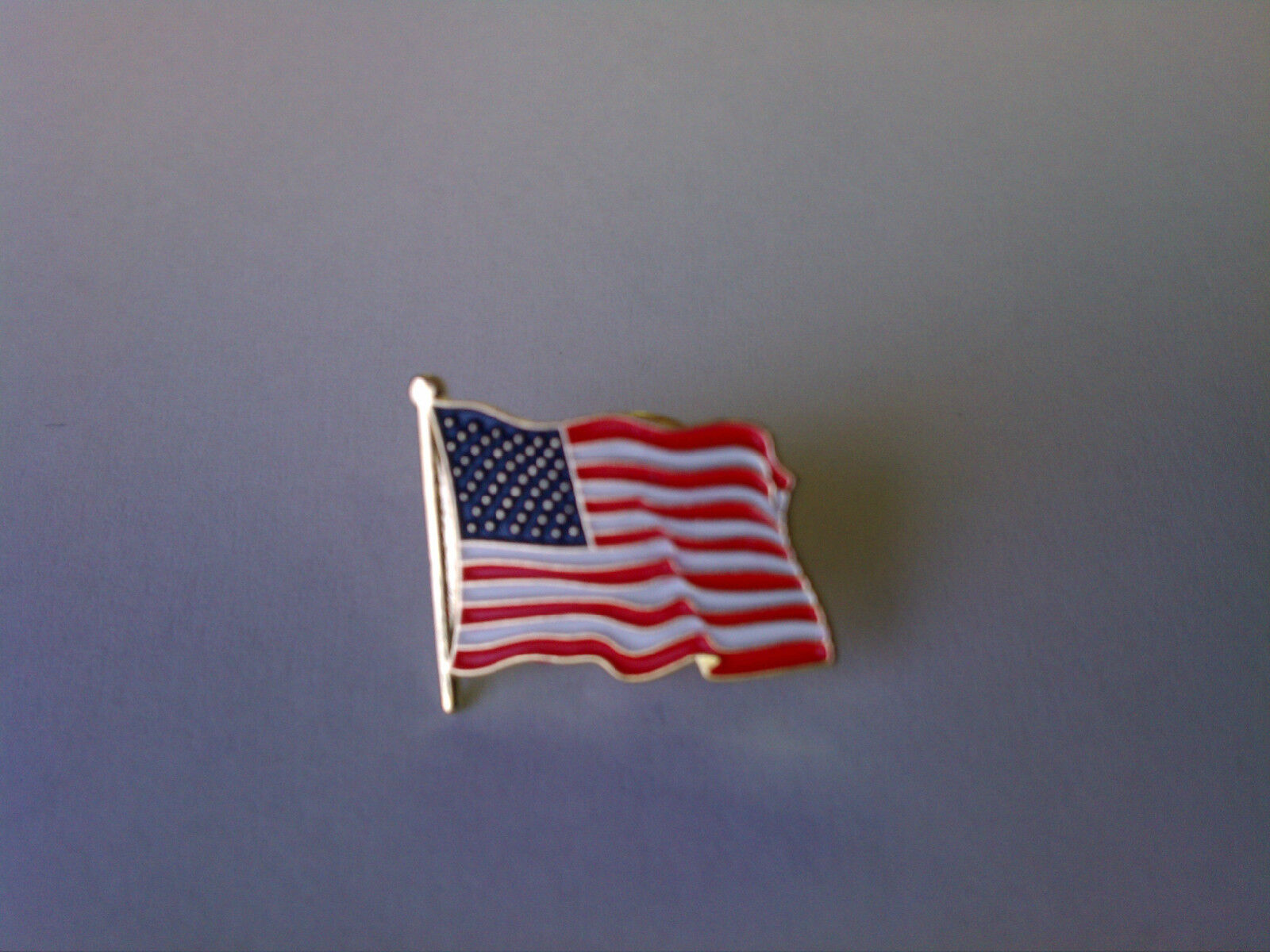 1 - High Quality American Waving Flag Lapel Pins - Patriotic US U.S. USA U.S.A.