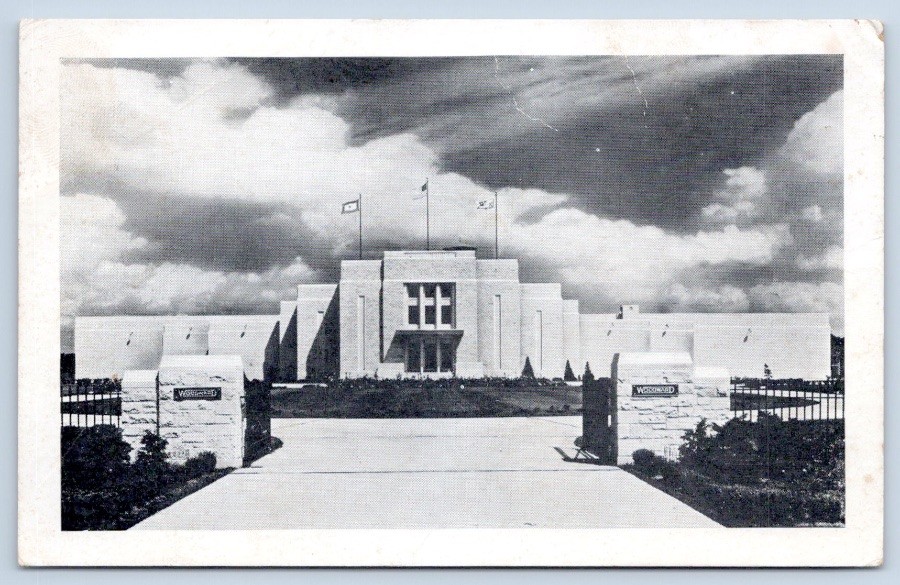 Rockford Illinois Woodward Governor Company Factory Winnebago County Postcard