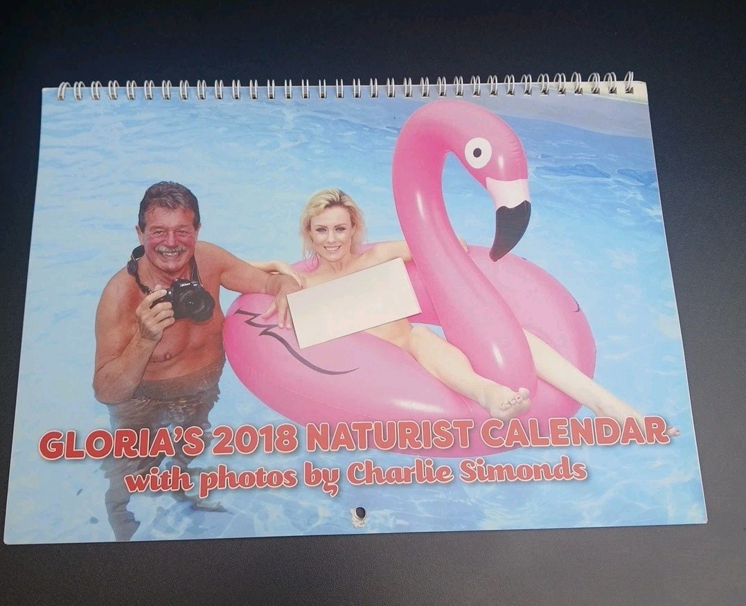 Charlie Simonds Naturist Calendar 2018 Gloria Rare Parafotos 