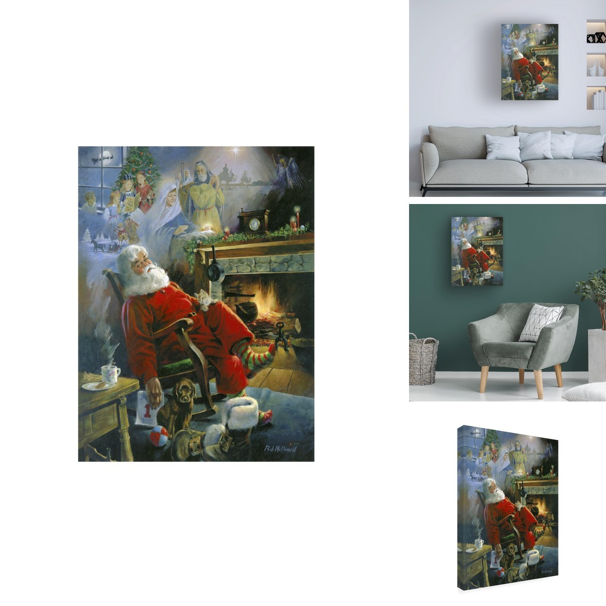 R.J. McDonald 'Christmas Memories' Canvas Art R.J. McDonald 'Christmas Memories' Canvas Art