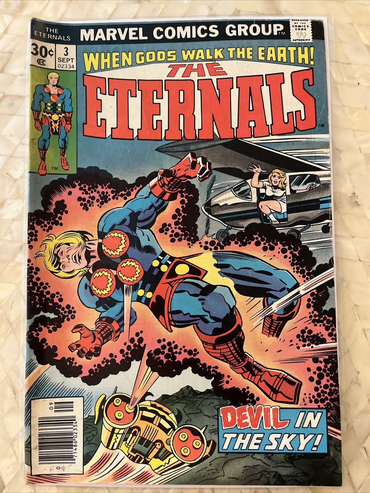 THE ETERNALS #3 1976 JACK KIRBY FIRST APPEARANCE SERSI MARVEL COMICS