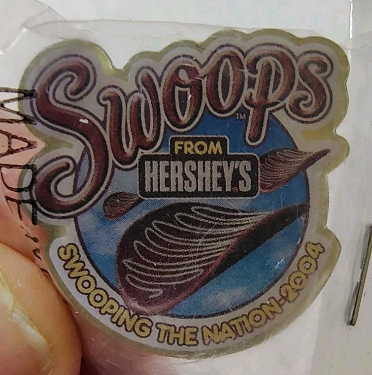 Swoops From Hershey's Swooping The Nation 2004 Hat Lapel Pin Tie Tack Chocolate