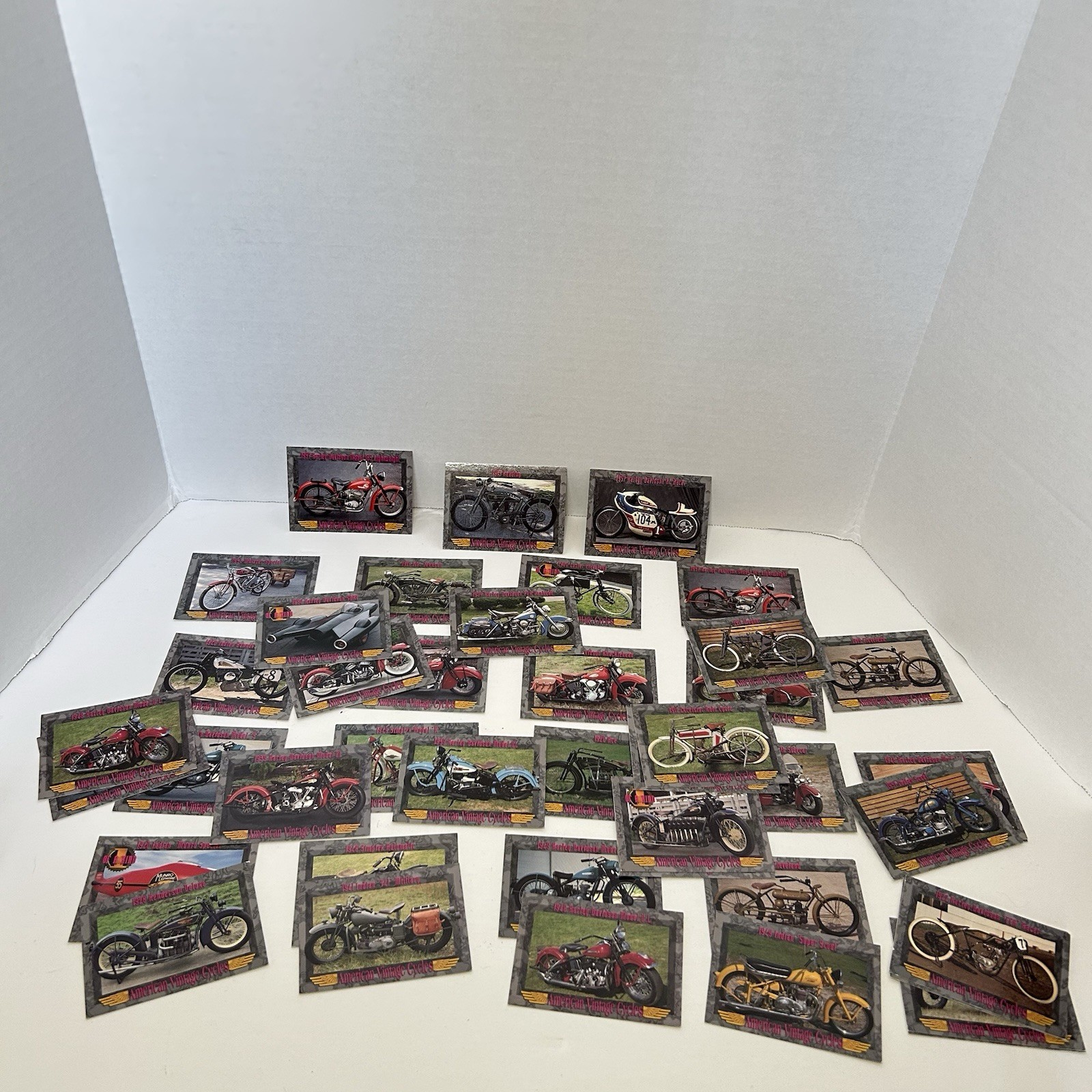 American Vintage Cycles 1992 Motorcycle Trading Card Set of 60