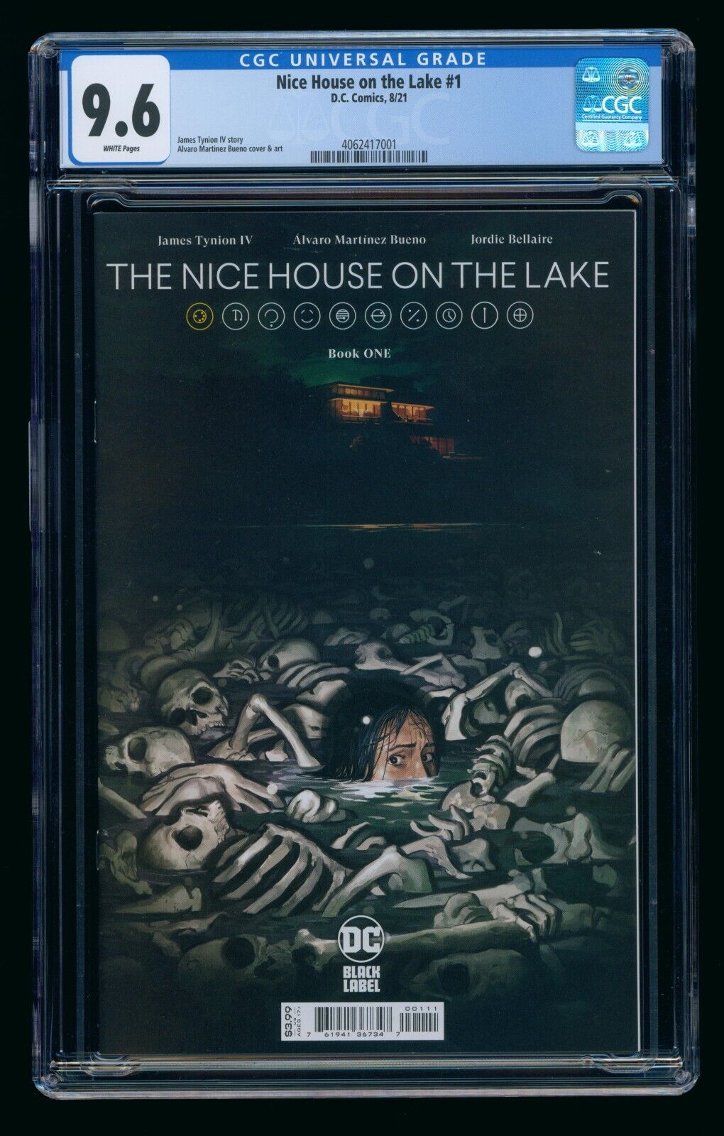 NICE HOUSE ON THE LAKE #1 (2021) CGC 9.6 BLACK LABEL TYNION DC 1st PRINT