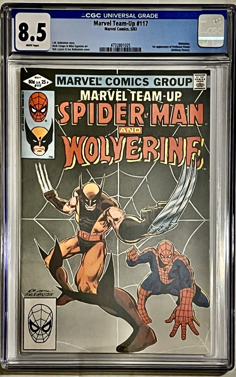 Marvel Team-Up #117 CGC 8.5 (Marvel Comics May 1982) WOLVERINE - 1st App P POWER