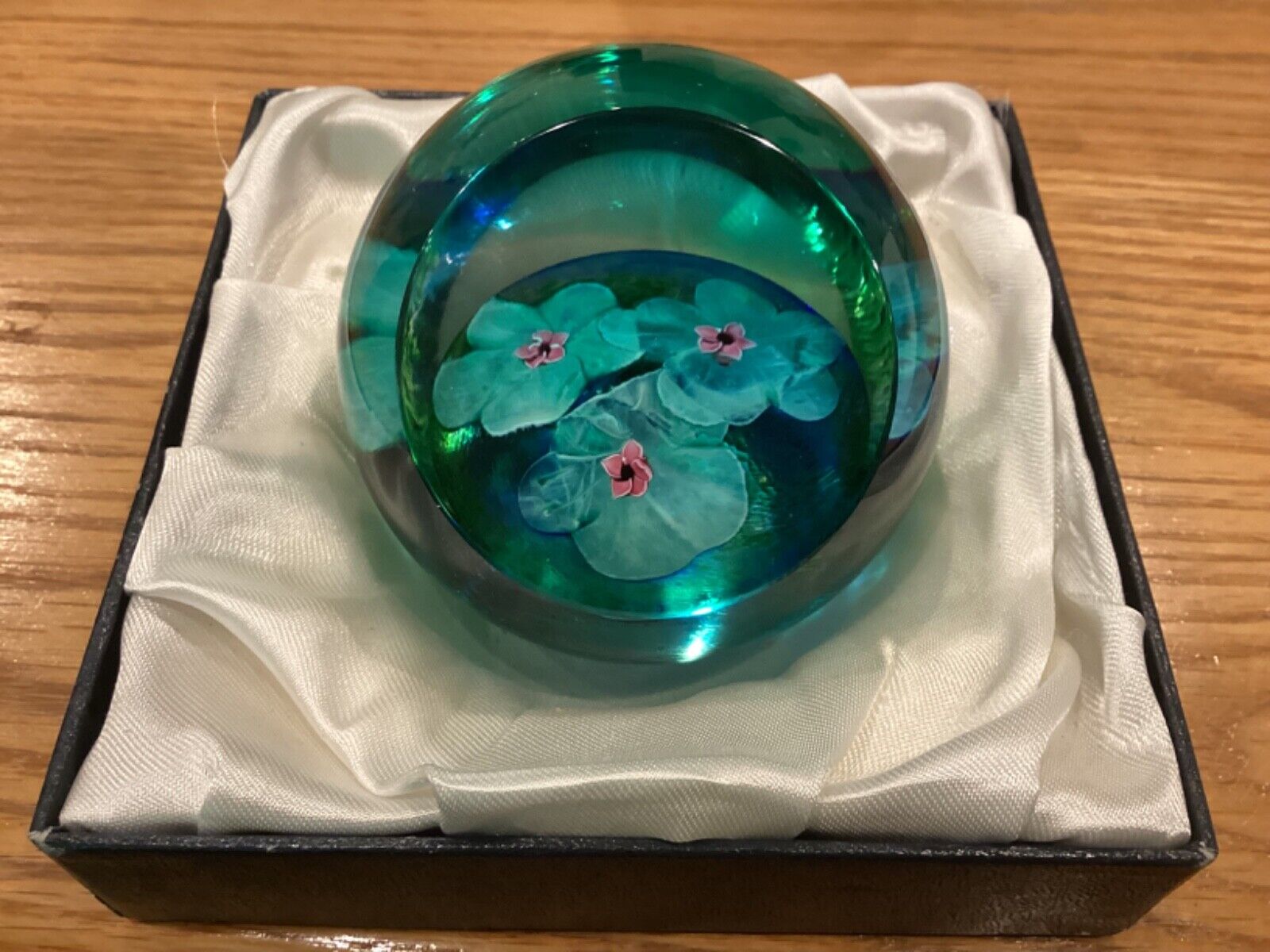 CAITHNESS Scottish Glass Waterlily Impressions Paperweight LE 143/250 Colin