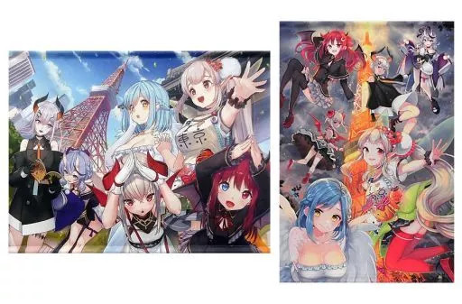 Nijisanji B2 Tapestry Set of 2 W Suede Illustration Wall Art