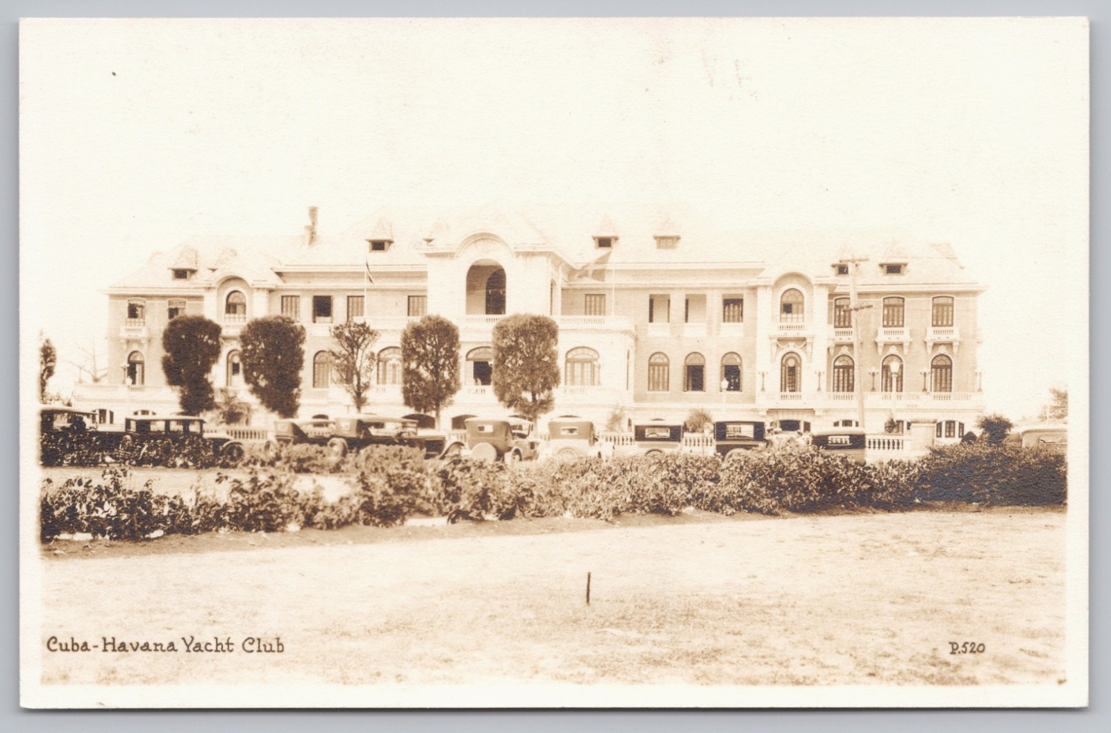 1920s RPPC Cuba - Havana Yacht Club - (Canadian Pacific Cruise) UNP  Postcard