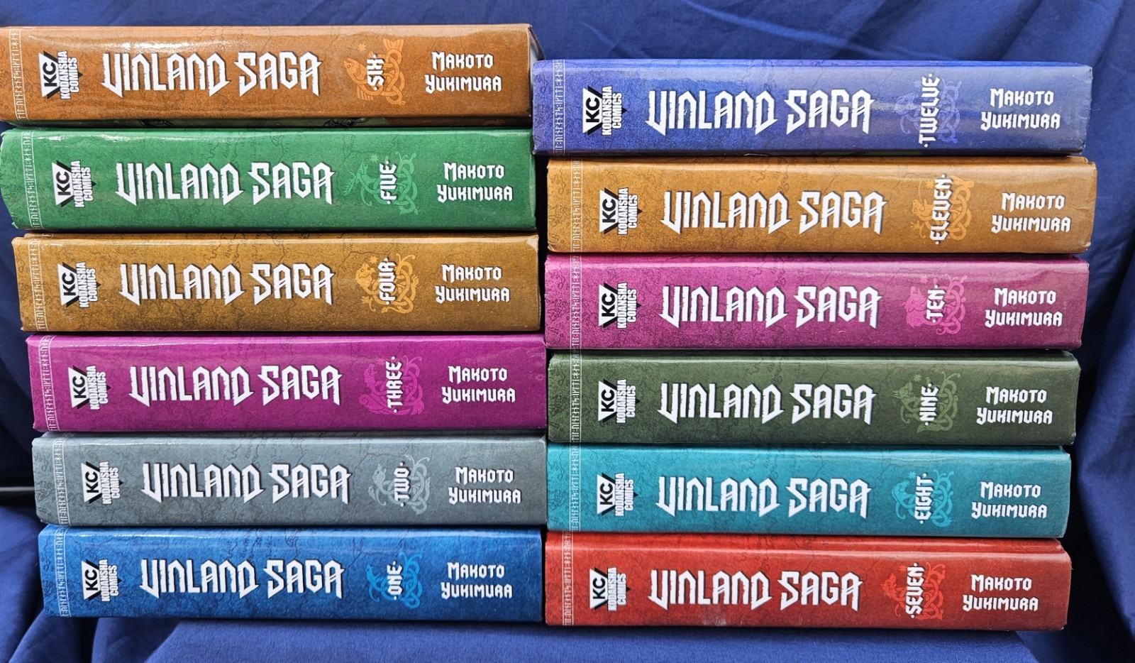 Vinland Saga Manga Vol 1-12 Hardcover Collection Set by Makoto Yukimura