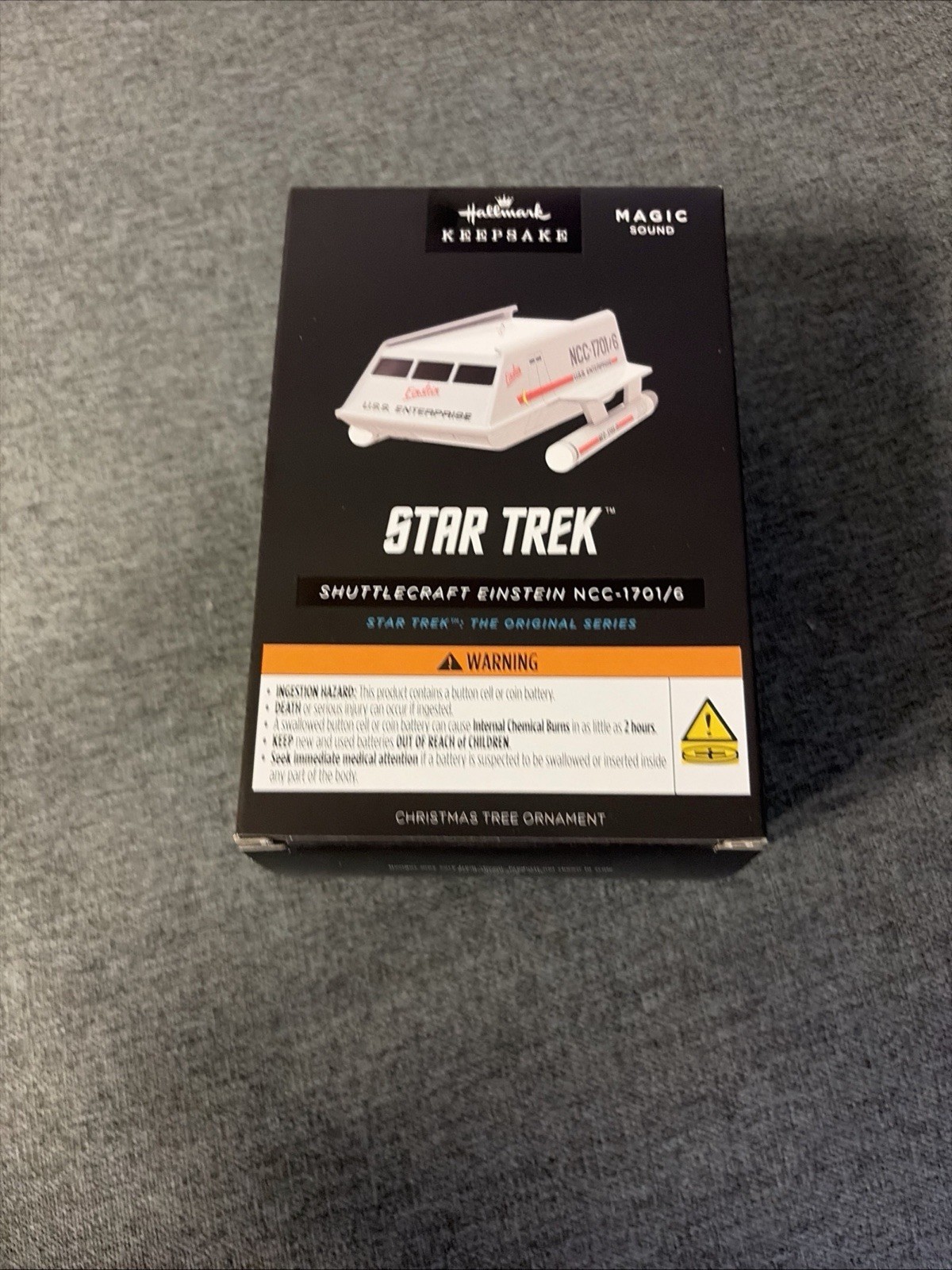 2026 Hallmark Star Trek Shuttlecraft Einstein NCC-1701/6 Ornament In Hand 1/5000