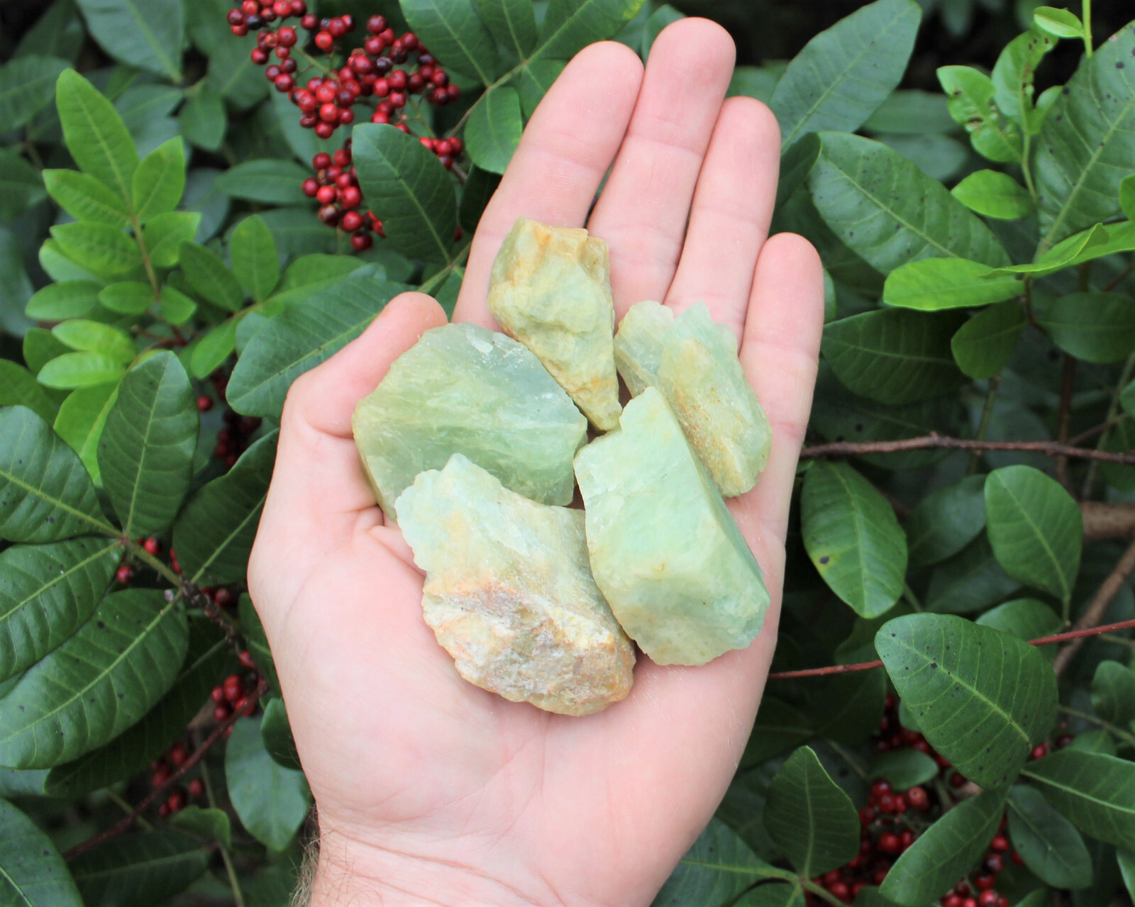 Rough Aquamarine Natural Chunks 1
