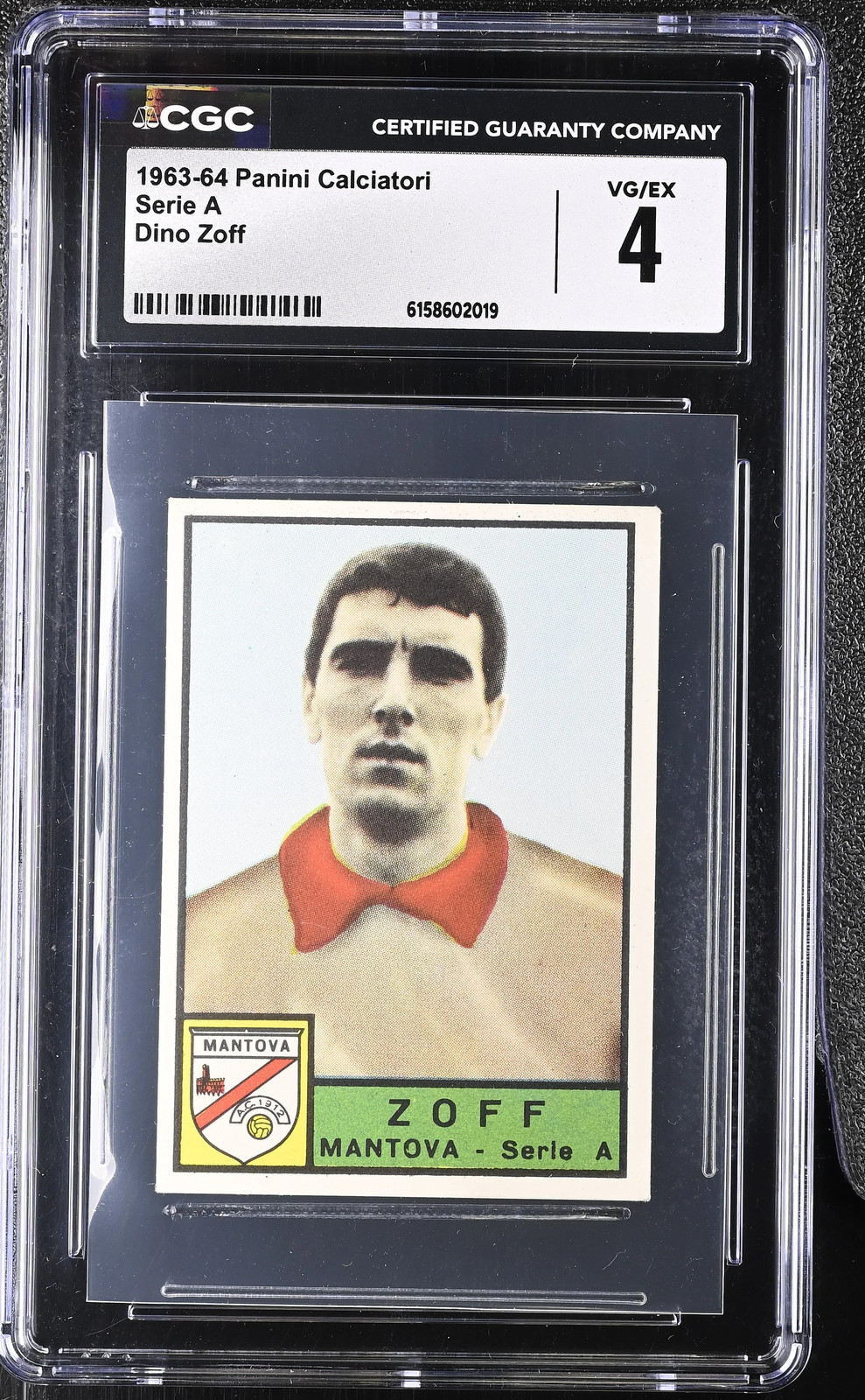 DINO ZOFF - 1963/64 Panini Footballers Serie A CGC 4