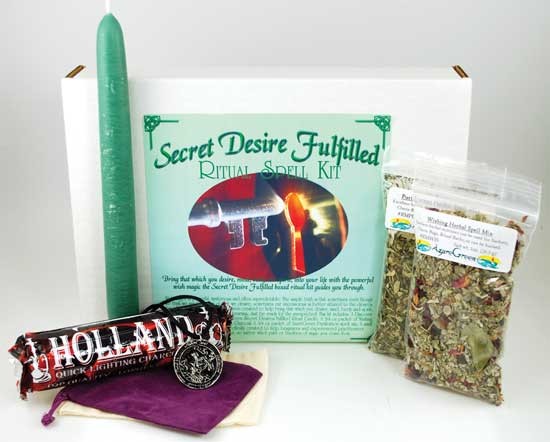 Secret Desire Fulfilled Boxed Ritual Kit |Wish Spell Magic Set with Instructions