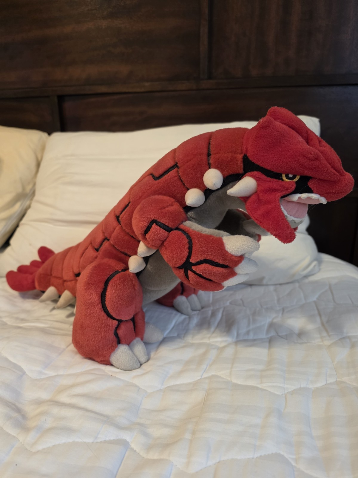 TOMY Pokemon Center Groudon BIG Plush Toy Takara Tomy Vintage TOMY Pokemon Center Groudon BIG Plush Toy Takara Tomy Vintage