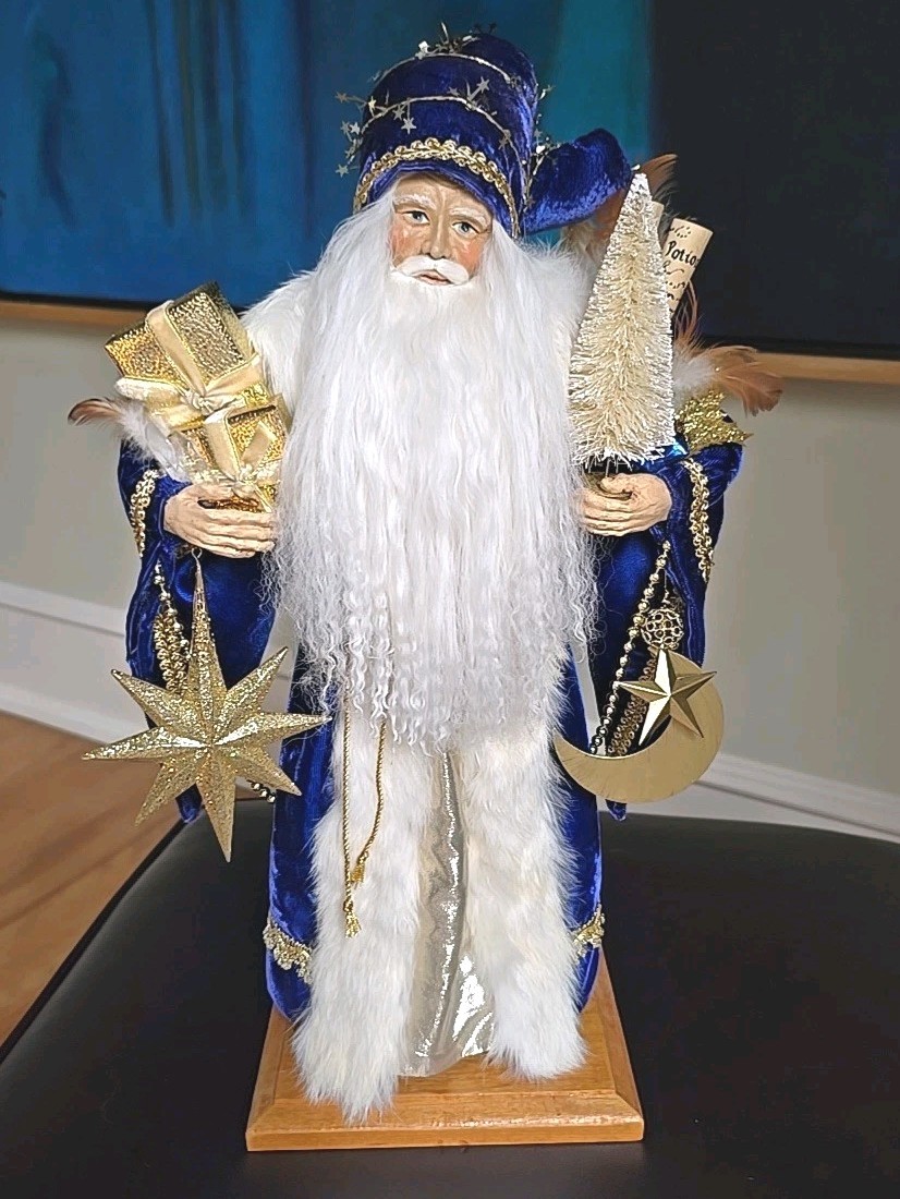 LYNN HANEY Merlin The Good Wizard Santa 1990 Signed RARE