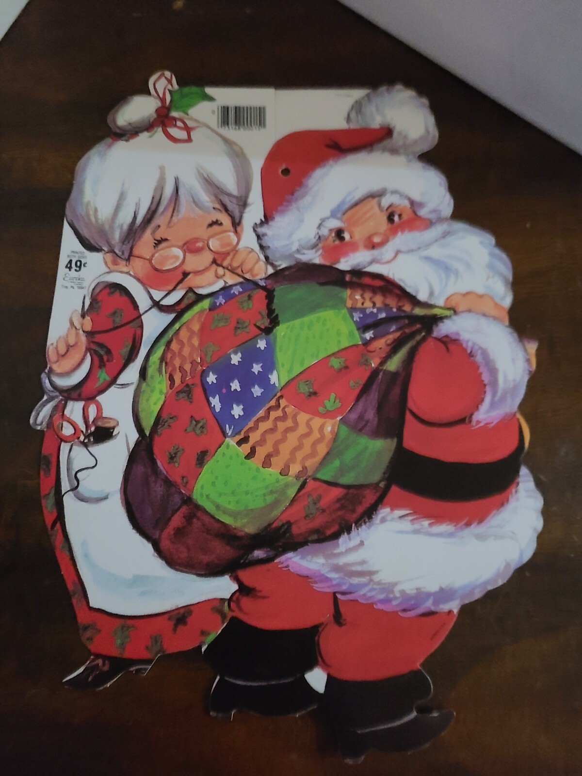 Vintage Eureka Die Cut Christmas Decorations