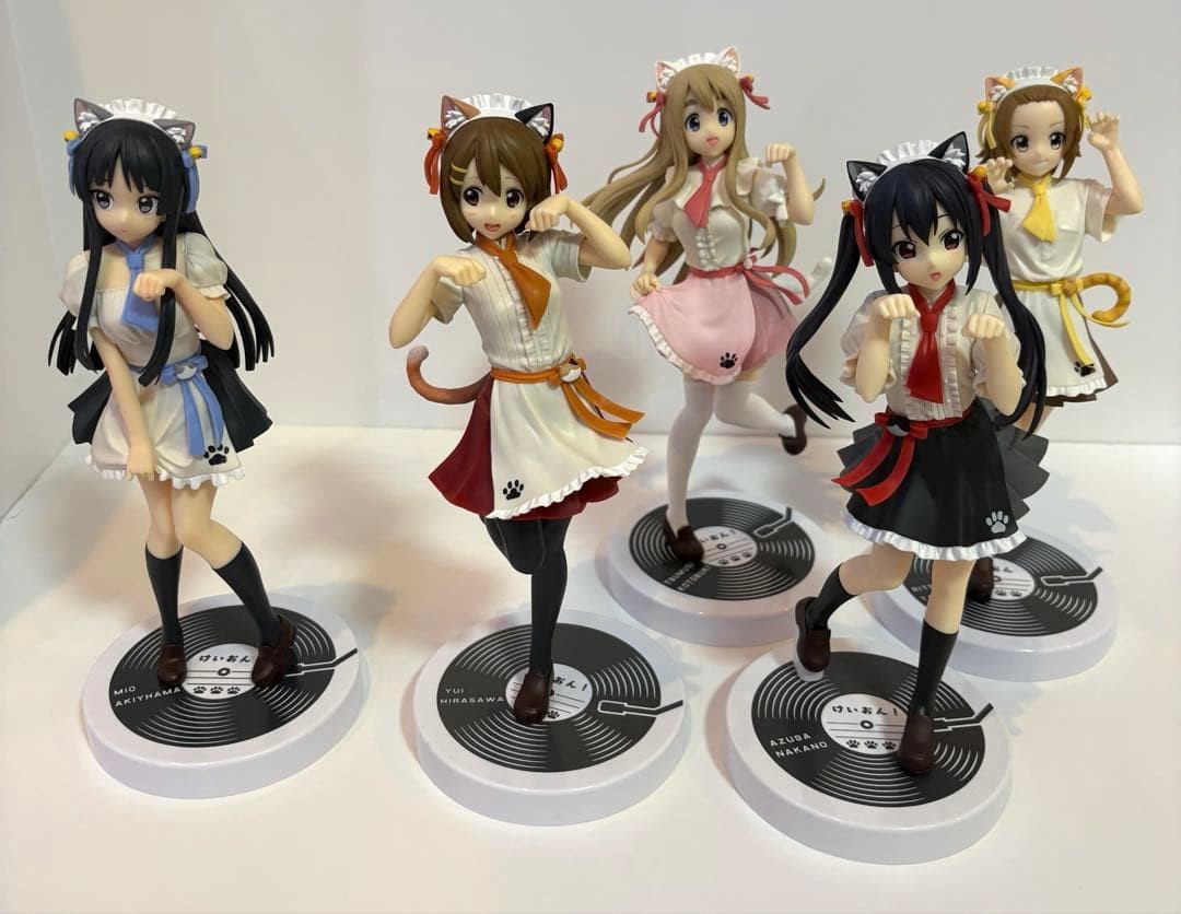 K-On Trio Try It Figure Set FuRyu Collectible Anime Figures Japan Preowned