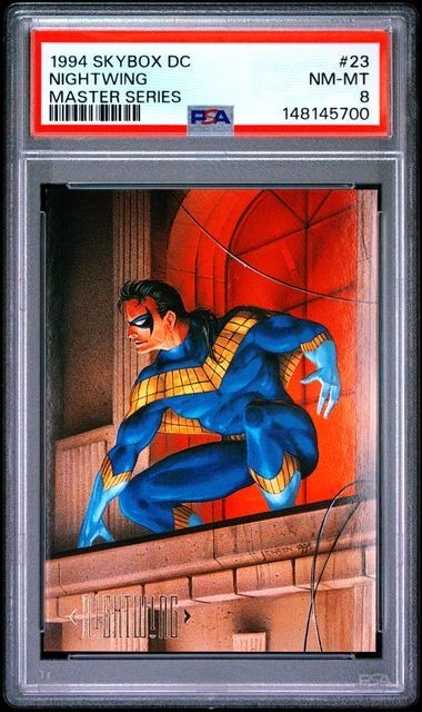 PSA 8 1994 SKYBOX DC MASTER SERIES #23 NIGHTWING MASTER SERIES PSA 8 1994 SKYBOX DC MASTER SERIES #23 NIGHTWING MASTER SERIES