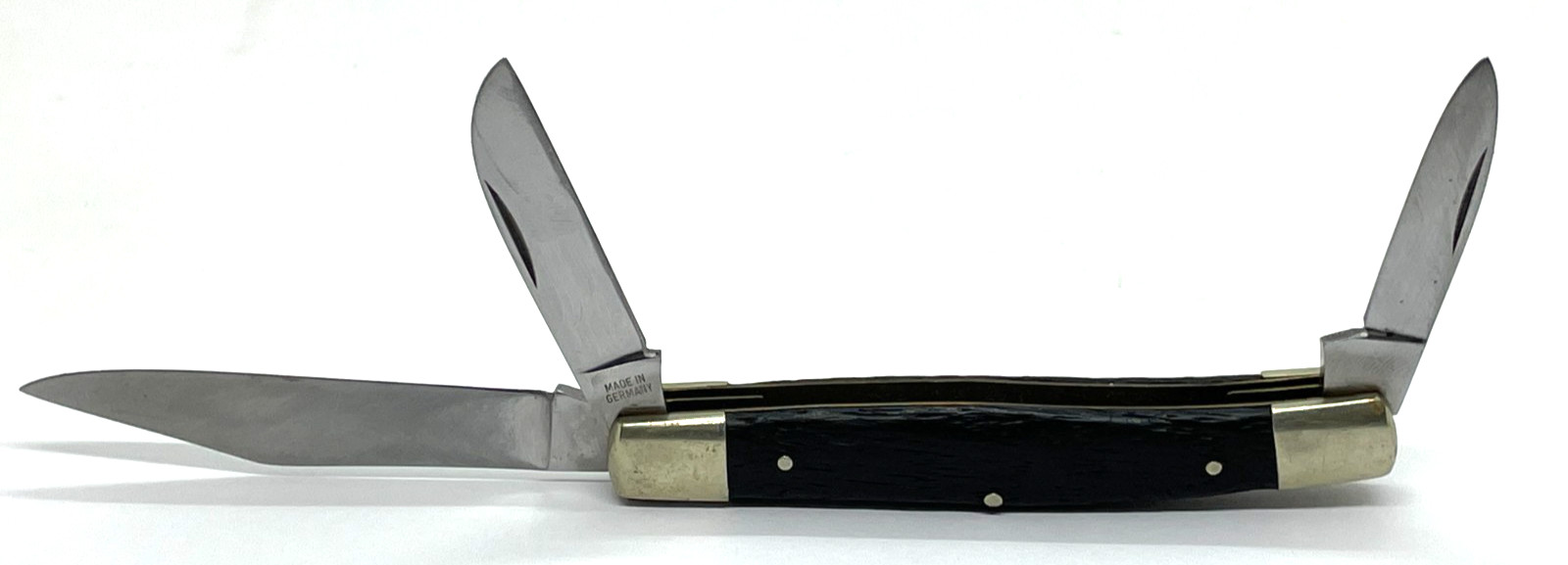 Vintage Browning 3 Blade Pocket Knife Dark Wood Handles Made In Germany Vintage Browning 3 Blade Pocket Knife Dark Wood Handles Made In Germany