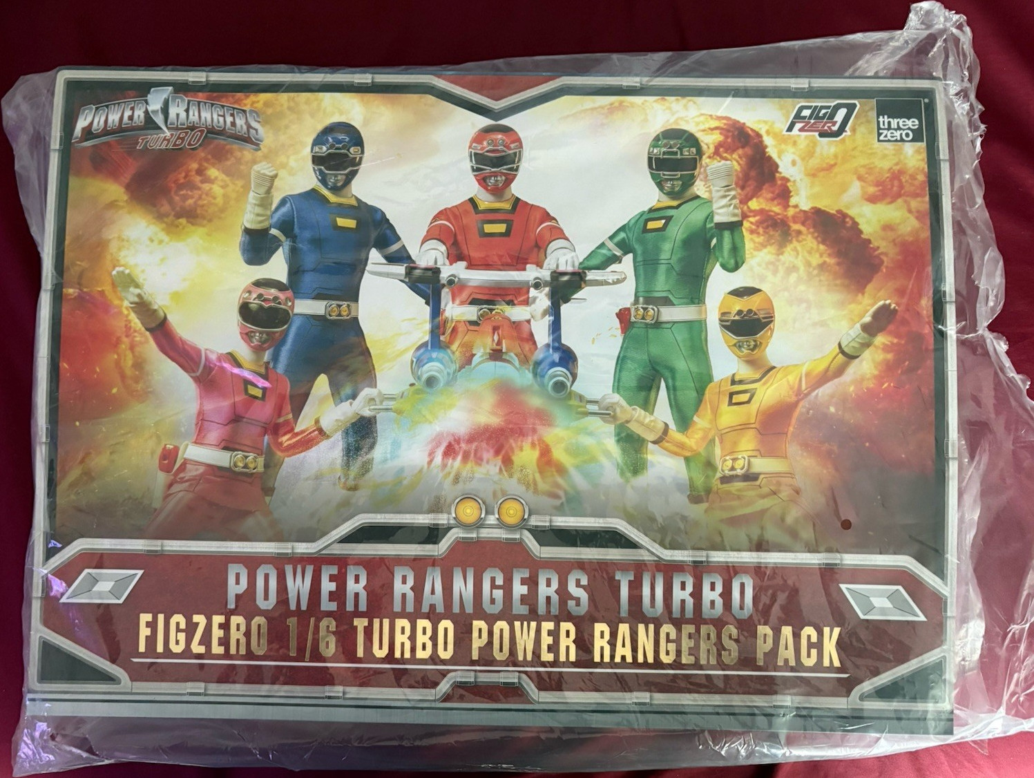 Threezero FigZero 1/6 Power Rangers Turbo Rangers Pack Complete w/ Box Threezero FigZero 1/6 Power Rangers Turbo Rangers Pack Complete w/ Box