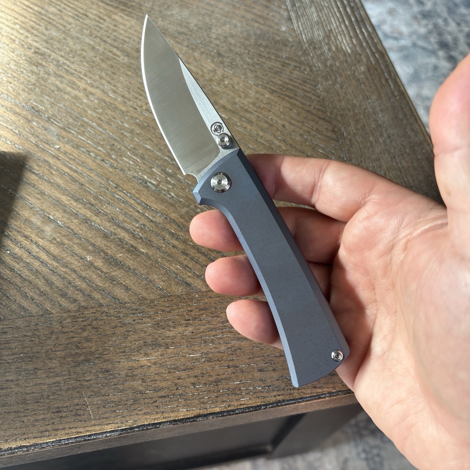 Chaves RCK9/DP/SWTI/BF Custom Blue Bronze Titanium Anodization New Never Cut