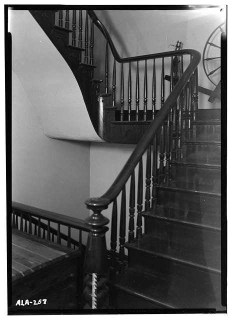 Livingston Alabama Oak Manor Stair Hall 1936 Historic Mansion Interior