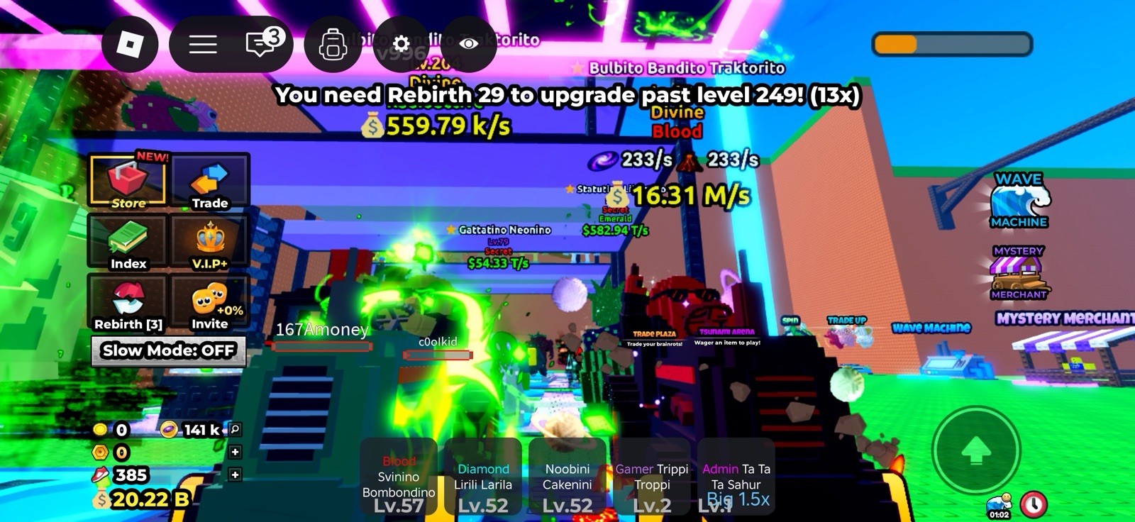 Roblox Game Item Asset - Divine Blood, Secret Emerald, Diamond, Admin