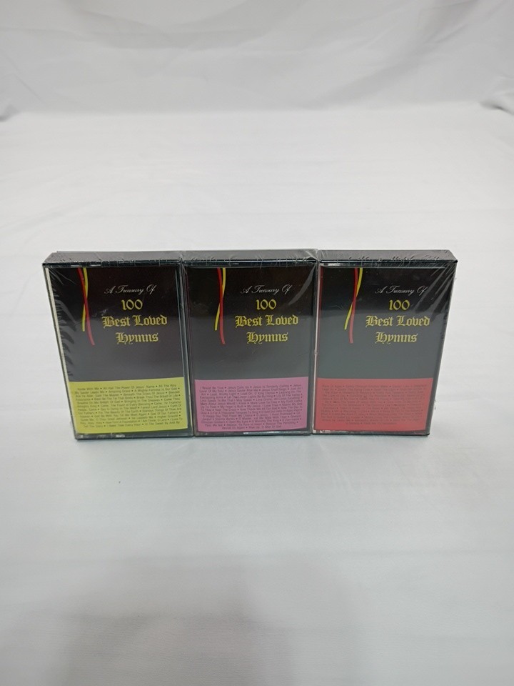 Sealed A Treasury Of 100 Best Loved Hymns Cassette 1987 Good Music Lot Of 3 Sealed A Treasury Of 100 Best Loved Hymns Cassette 1987 Good Music Lot Of 3