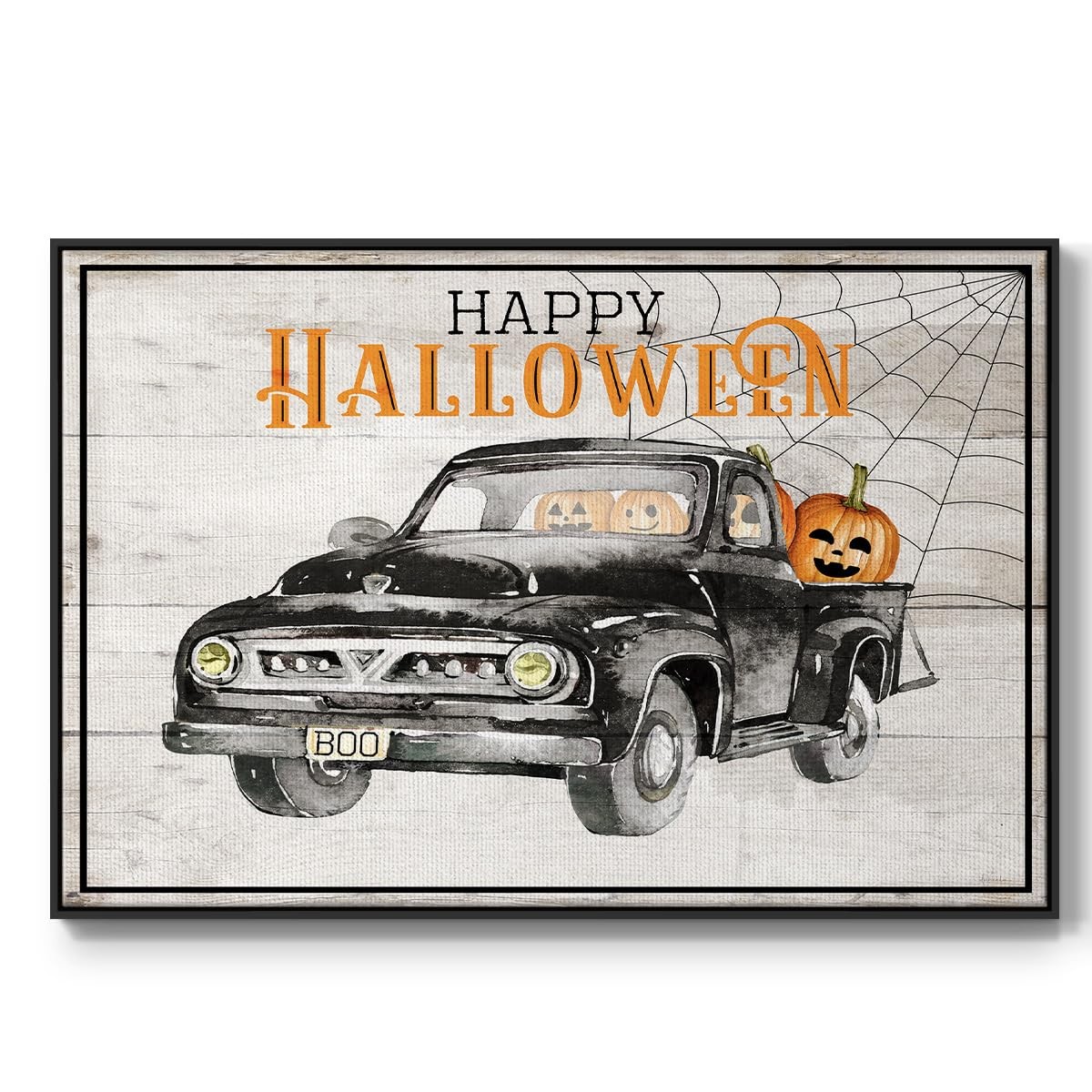Renditions Gallery Happy Halloween Car Floater Canvas 17