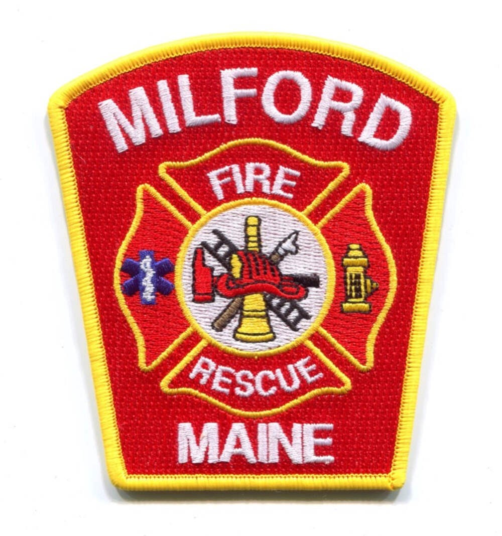 Milford Fire Rescue Department Patch Maine ME Milford Fire Rescue Department Patch Maine ME