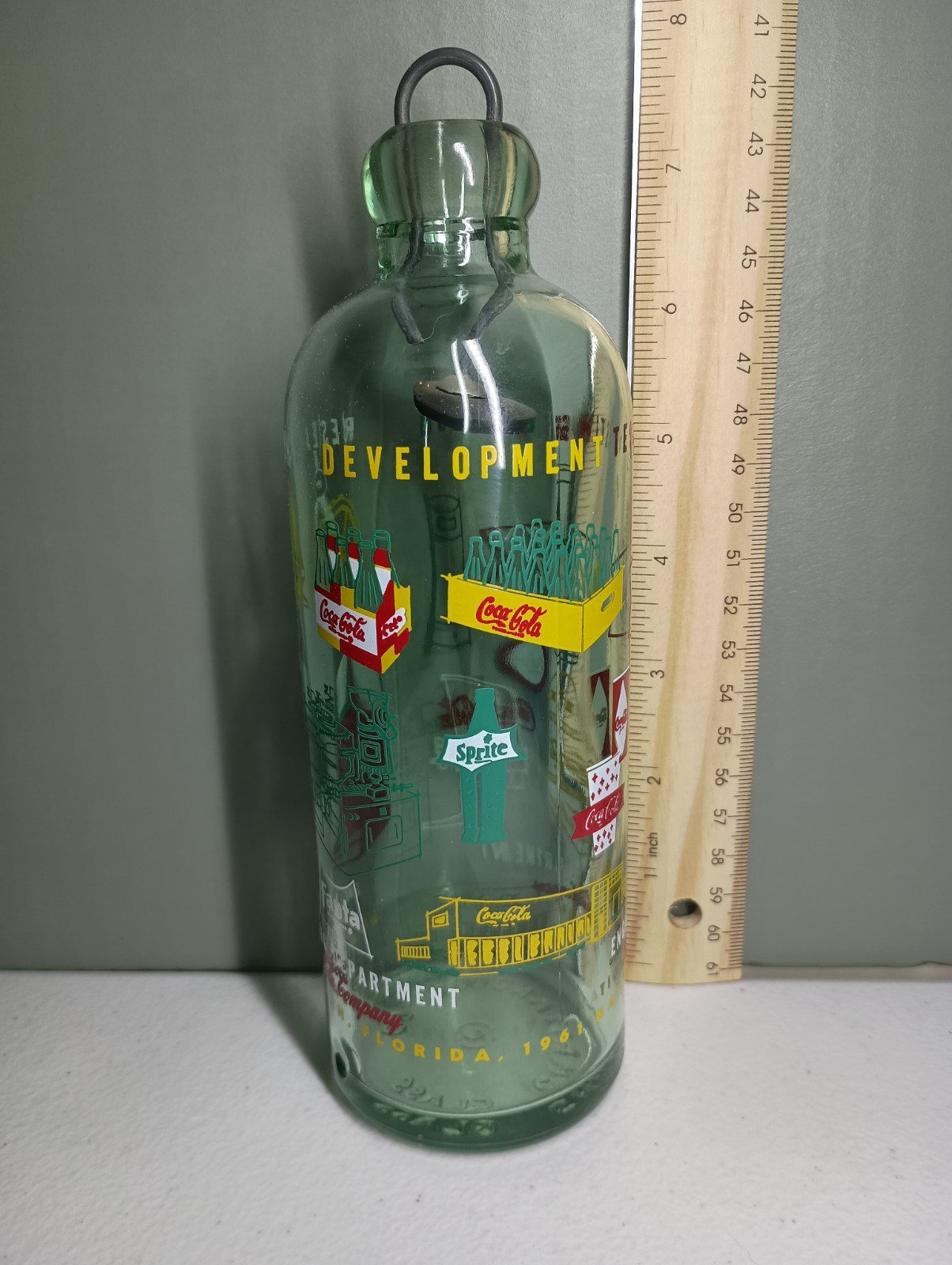 1961 Coca Cola National Convention Commemorative Miami Beach Florida Coke Bottle