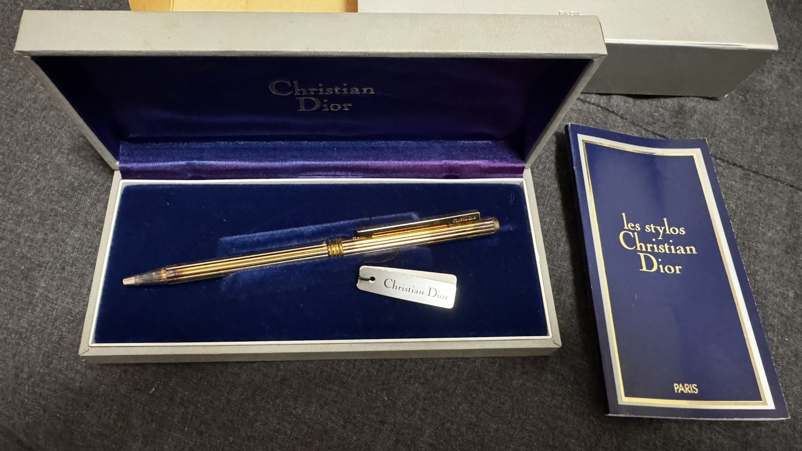 Christian Dior Twisted Les Stylos Ballpoint Pen - in original box and CD Card